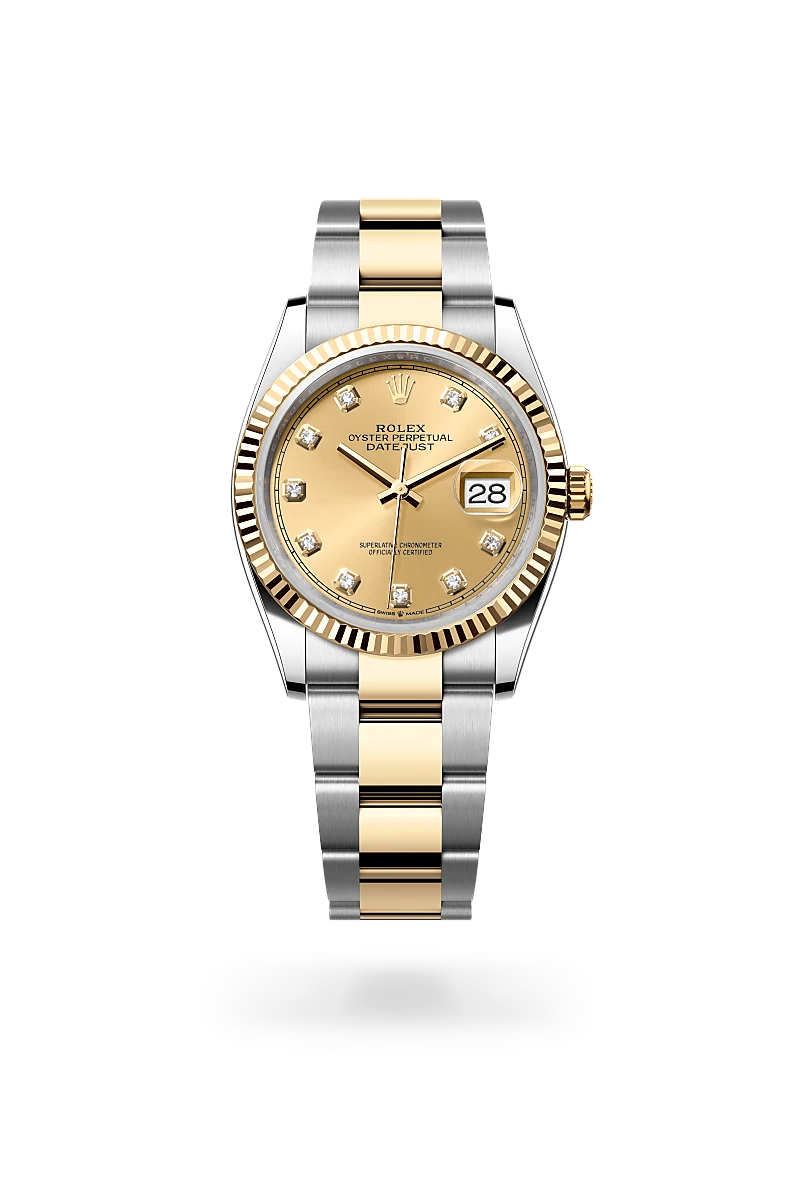 Rolex Oyster, 36 mm, Oystersteel and yellow gold M126233-0018