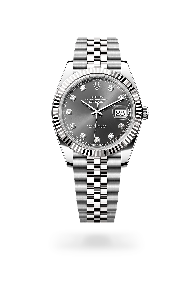 Rolex Oyster, 41 mm, Oystersteel and white gold M126334-0006